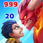hero wars mod apk mobile game logo