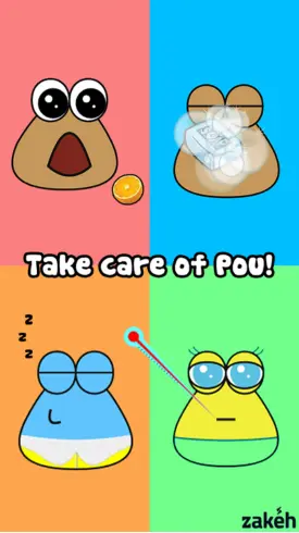 pou mod apk game icon