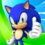 sonic dash mod apk runner game logo image