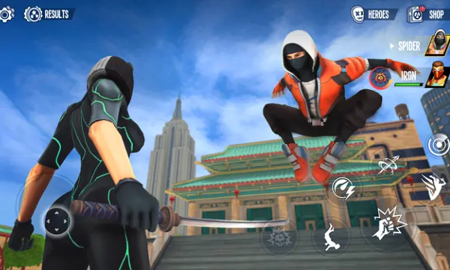 spider fighter 3 mod menu all characters unlocked